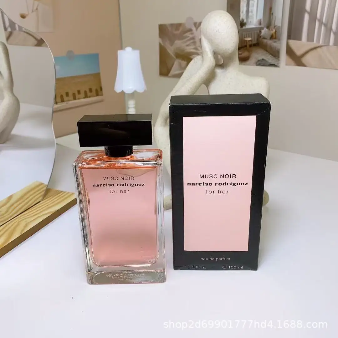 Cross-Border Perfume Vietnam Spicy Rose Brilliant Magnolia Black Bottle Slim White Bottle Slim Women's Perfume 100ml