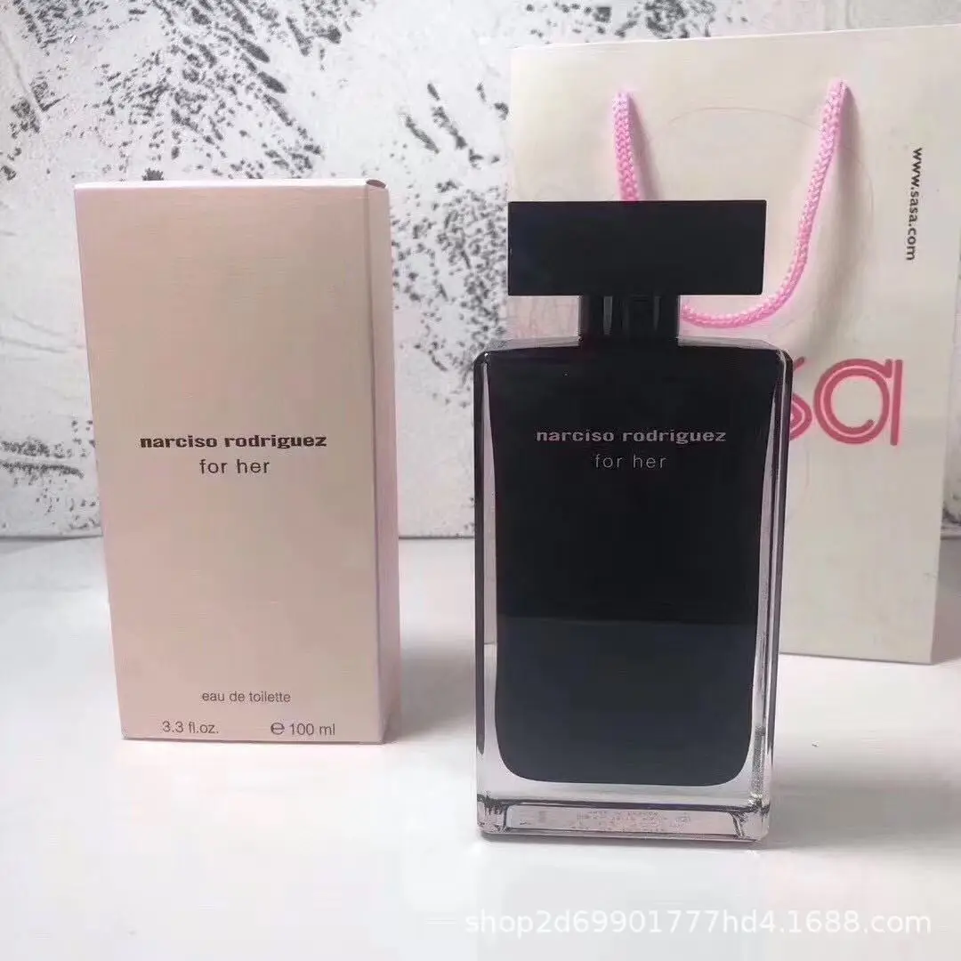 Cross-Border Perfume Vietnam Spicy Rose Brilliant Magnolia Black Bottle Slim White Bottle Slim Women's Perfume 100ml