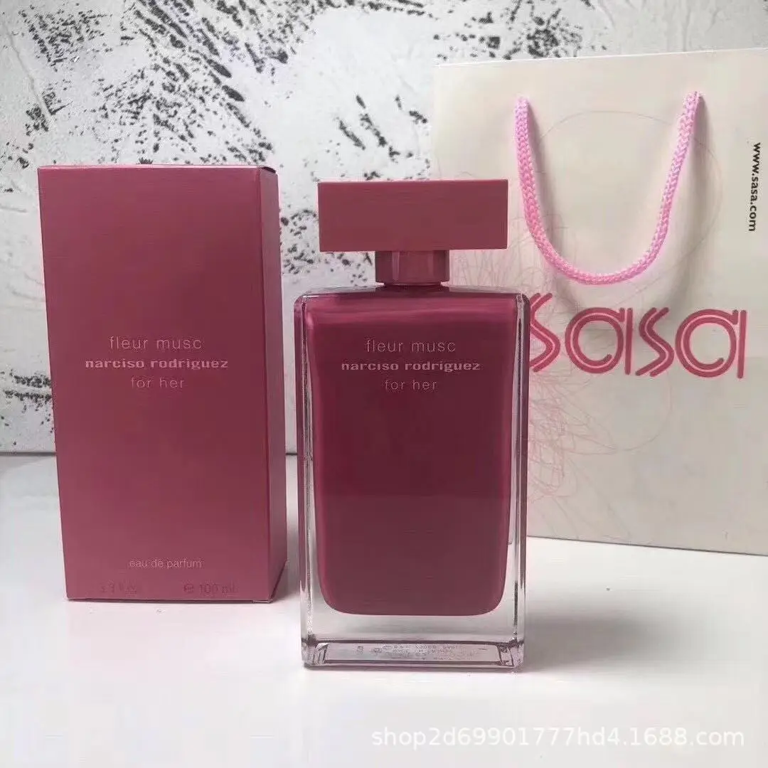 Cross-Border Perfume Vietnam Spicy Rose Brilliant Magnolia Black Bottle Slim White Bottle Slim Women's Perfume 100ml