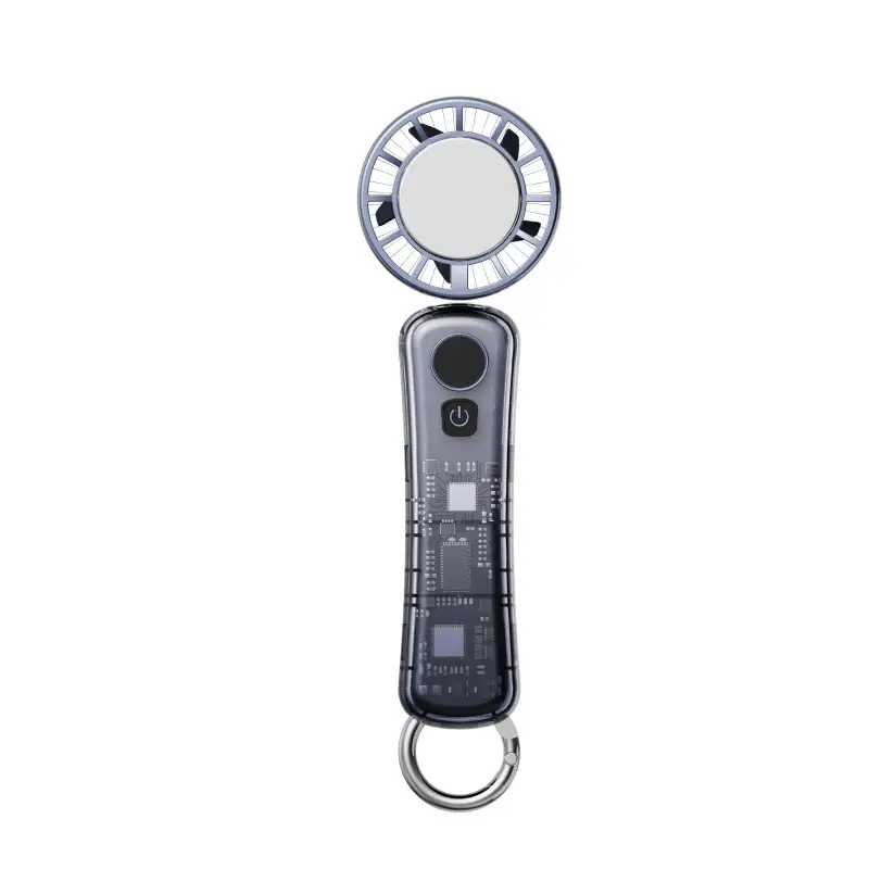 Handheld Small Fan, Portable Rechargeable Desktop Electric Fan, Strong Wind, Long-Lasting Cooling, USB Rechargeable Small Fan