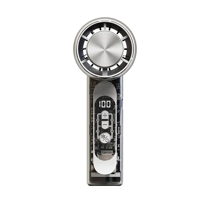 Handheld Small Fan, Portable Rechargeable Desktop Electric Fan, Strong Wind, Long-Lasting Cooling, USB Rechargeable Small Fan