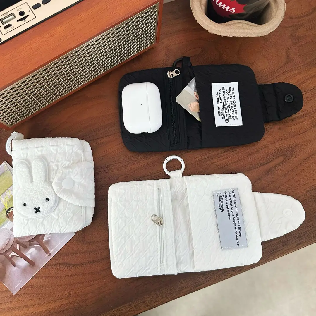 Japanese-Style Cute Rabbit Id Card Holder, Simple Portable Multi-Layer Card Case, Multifunctional Large-Capacity Coin Purse — feature 4