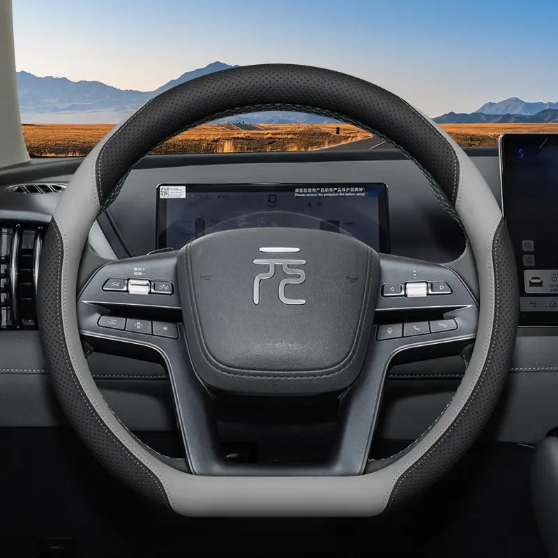 2025 Byd Yuan up Steering Wheel Cover, Yuan Plus, Yuan Pro Dedicated Interior Accessories, All-Season Car Supplies Steering Wheel Cover