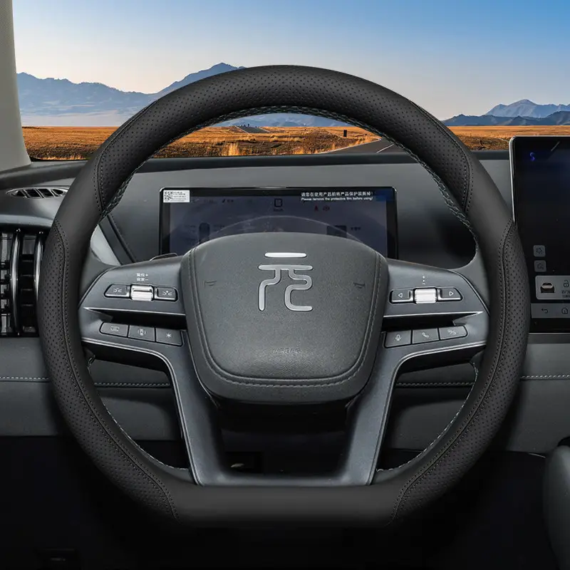 2025 Byd Yuan up Steering Wheel Cover, Yuan Plus, Yuan Pro Dedicated Interior Accessories, All-Season Car Supplies Steering Wheel Cover