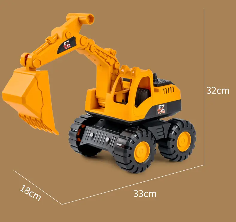 Beach Sand Play Tools, Extra-Large Inertial Toy Car, Thickened and Crash-Resistant Beach Vehicle, Construction Vehicle, Children's Toy — feature 16