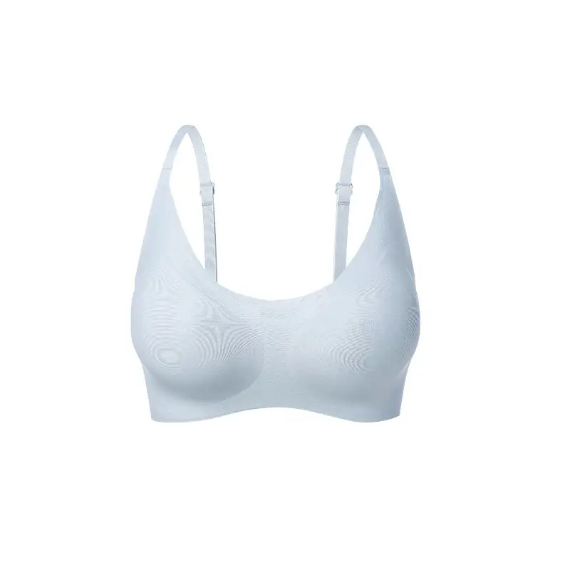 Full Fixed Cup Back-Clasp Seamless No-Size Bra for Women, Push-Up, Naked-Feel, No-Removal Padded, One-Piece, Wireless Bra