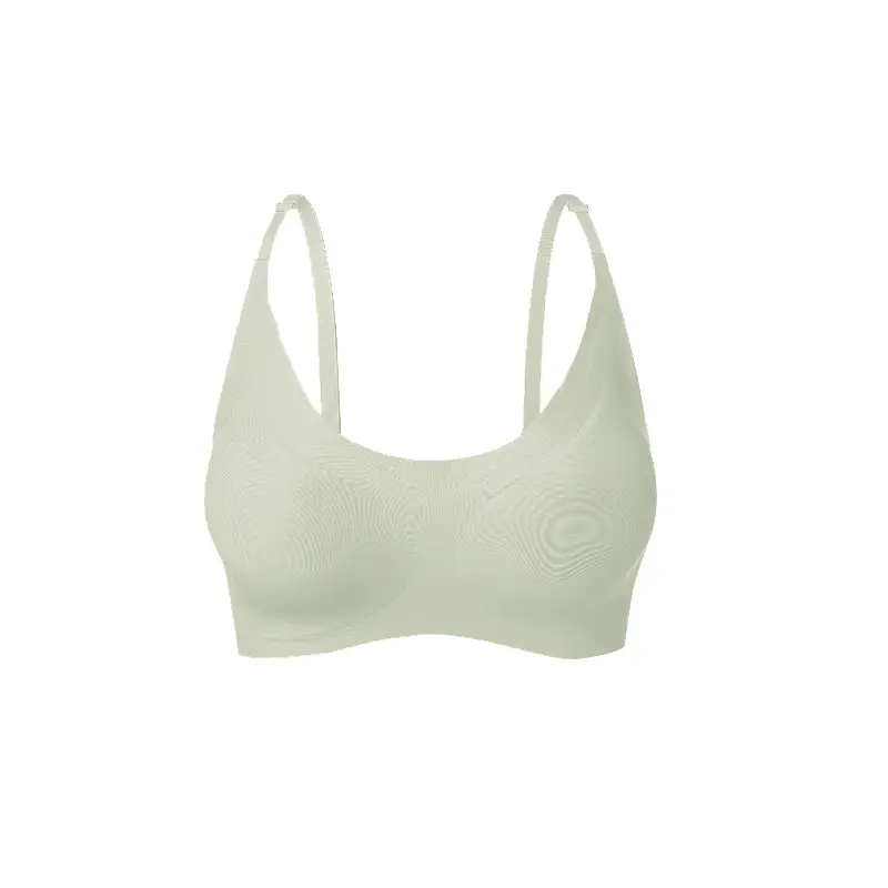 Full Fixed Cup Back-Clasp Seamless No-Size Bra for Women, Push-Up, Naked-Feel, No-Removal Padded, One-Piece, Wireless Bra