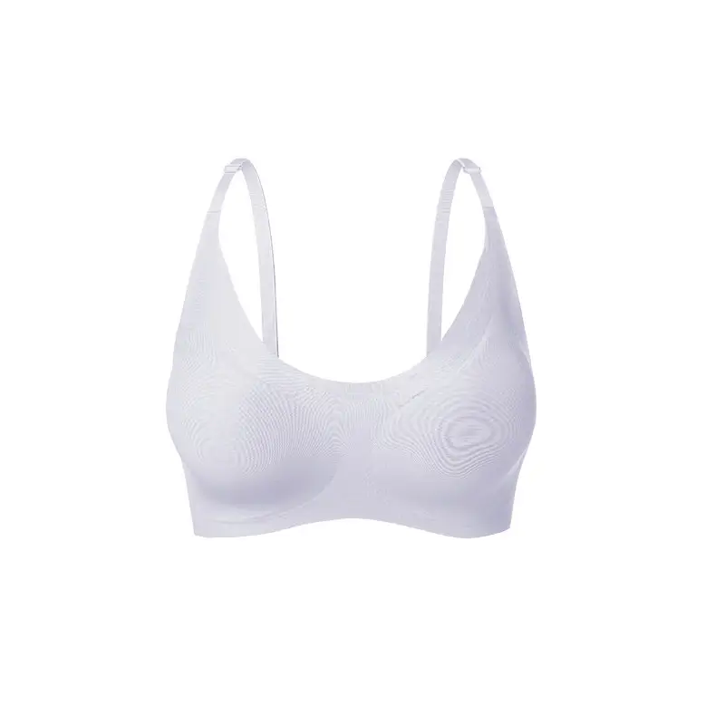 Full Fixed Cup Back-Clasp Seamless No-Size Bra for Women, Push-Up, Naked-Feel, No-Removal Padded, One-Piece, Wireless Bra