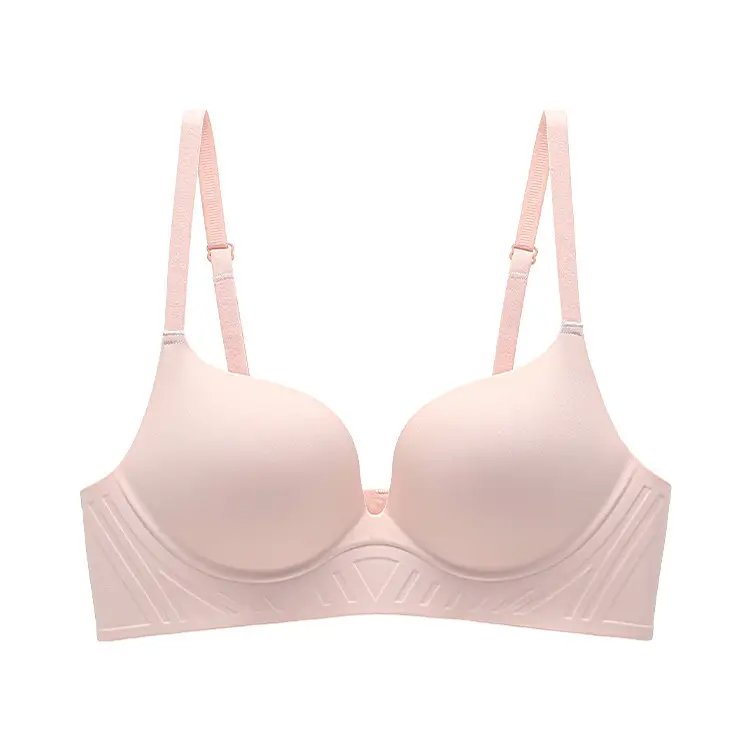One-Piece Seamless Push-Up Bra for Women with Small Busts, Soft Support, Side Breast Collection, Soft Wireless Bra Set for Women