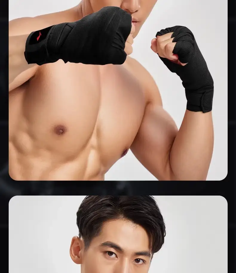 Li Ning Boxing Bandages and Protective Gear 5m Hand Wraps for Men's Muay Thai Fighting and Freestyle Fighting Training Wrist Protection — feature 16