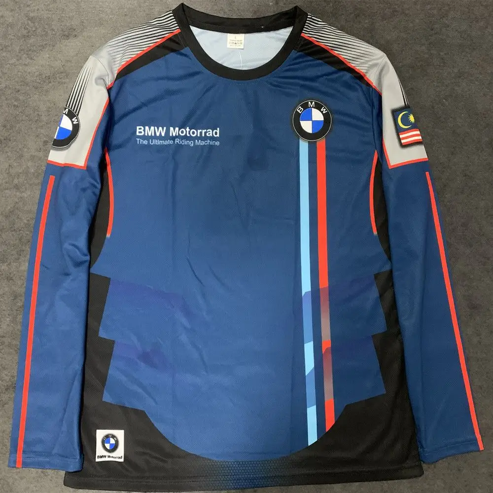 European and American Original Moto Racing T-Shirt, Motorcycle Riding Short-Sleeved Quick-Drying Shirt, Track Workwear, Rider Cultural Shirt