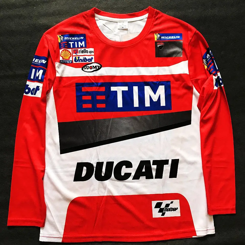 European and American Original Moto Racing T-Shirt, Motorcycle Riding Short-Sleeved Quick-Drying Shirt, Track Workwear, Rider Cultural Shirt