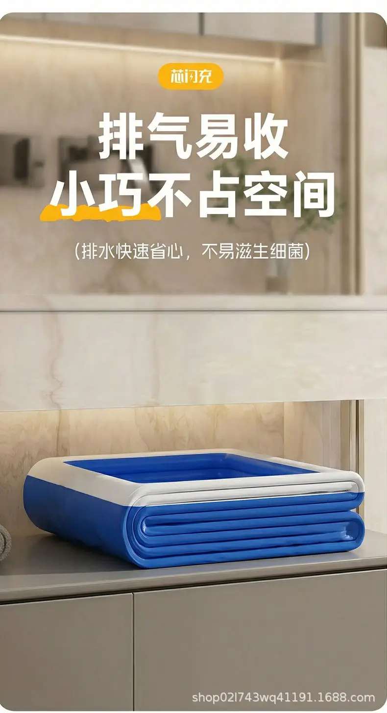 Cross-Border Pvc Children's Inflatable Swimming Pool, Large Outdoor Family Pool, Thickened Baby Infant Small Pool — feature 13