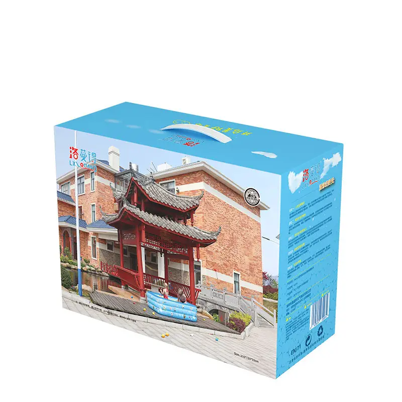 Family Indoor and Outdoor Inflatable Swimming Pool for Adults and Children, Pvc Square Pool, Baby Blue Portable Swimming Pool