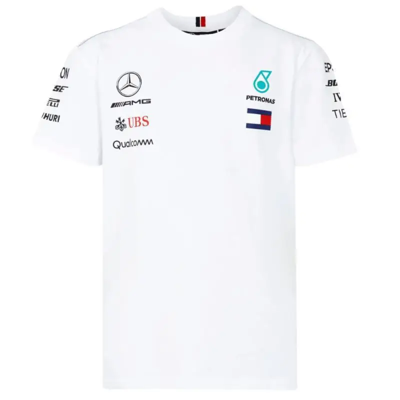 Foreign Trade Racing Clothing, Cycling Clothing, Outdoor Quick-Drying Short-Sleeved T-Shirts, Downhill Clothing, Men's Mercedes F1 Racing Sportswear Wholesale