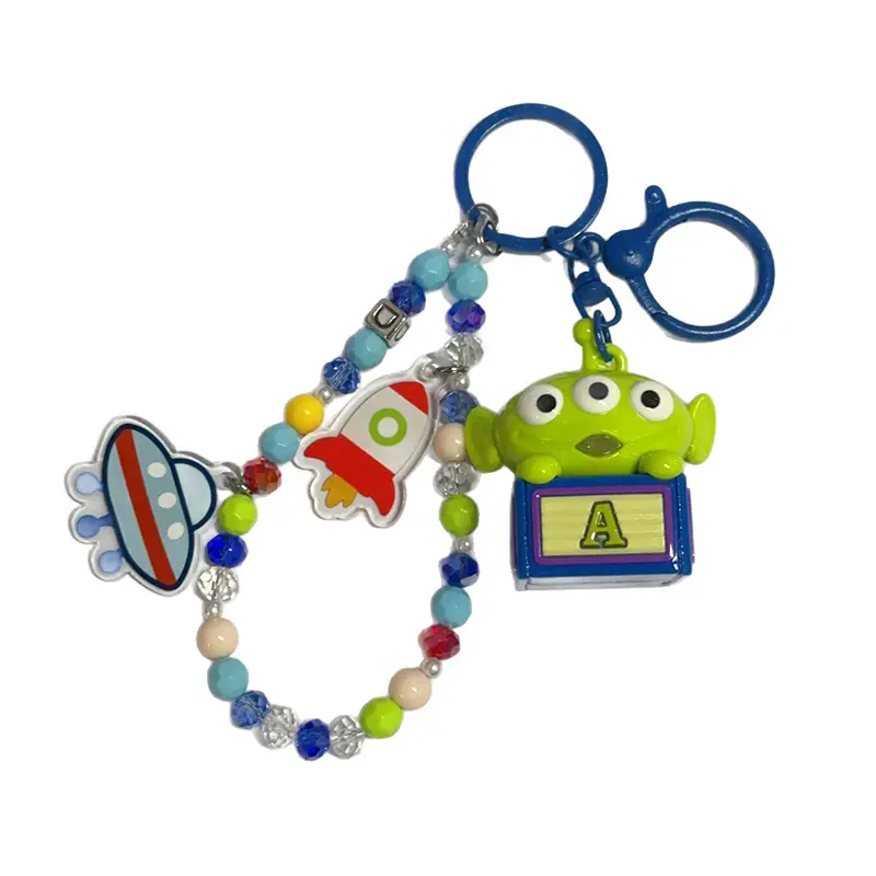 New Cartoon Merchandise Genuine Toy Story Hamm and Buzz Lightyear Dirt-Resistant Plush Keychain Bag Pendant - Image 9
