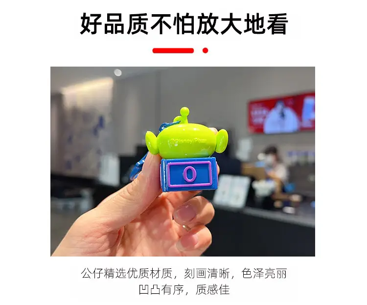 New Cartoon Merchandise Genuine Toy Story Hamm and Buzz Lightyear Dirt-Resistant Plush Keychain Bag Pendant — feature 7