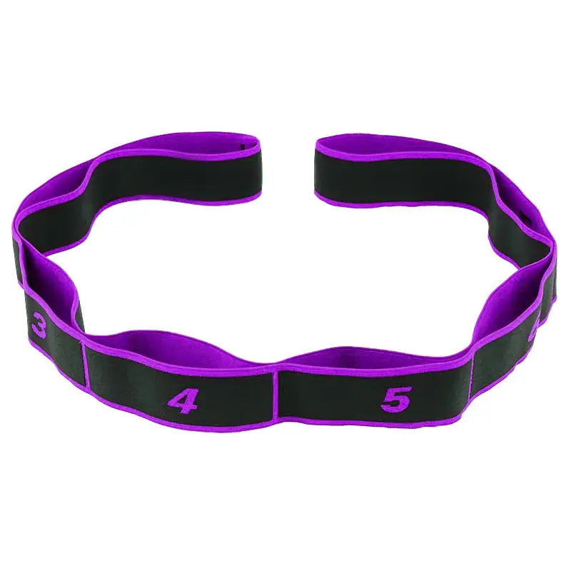 Digital Resistance Elastic Band for Beginners and Experienced Users, Yoga Stretching, Men's and Women's Fitness, Leg Strength, Dance Training, Stretching