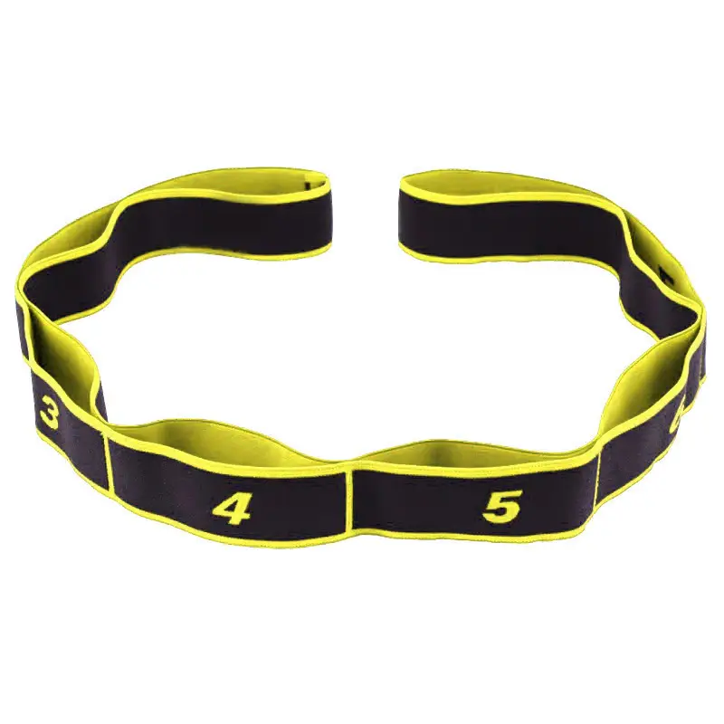 Digital Resistance Elastic Band for Beginners and Experienced Users, Yoga Stretching, Men's and Women's Fitness, Leg Strength, Dance Training, Stretching