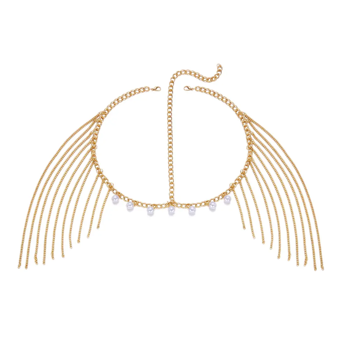 European and American Cross-Border Fashion Jewelry, Exotic Style, Diamond-Encrusted Chain Forehead Ornament, Personalized Bridal Hairband Accessories, Versatile — feature 19
