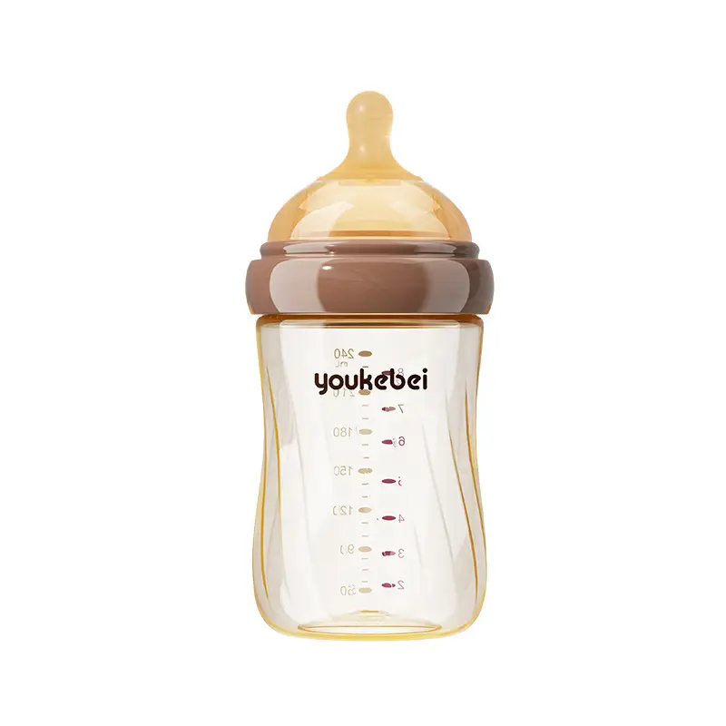 Ppsu Newborn Anti-Colic Feeding Bottle 240ml Wide Diameter 60mm Supports Factory Oem Processing, Customization, and Wholesale