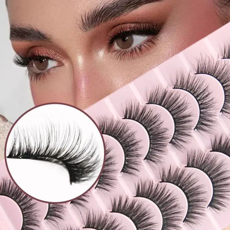 10 Pairs of 5D European and American Style False Eyelashes, Fluffy and Long, Thick Collection - Image 11