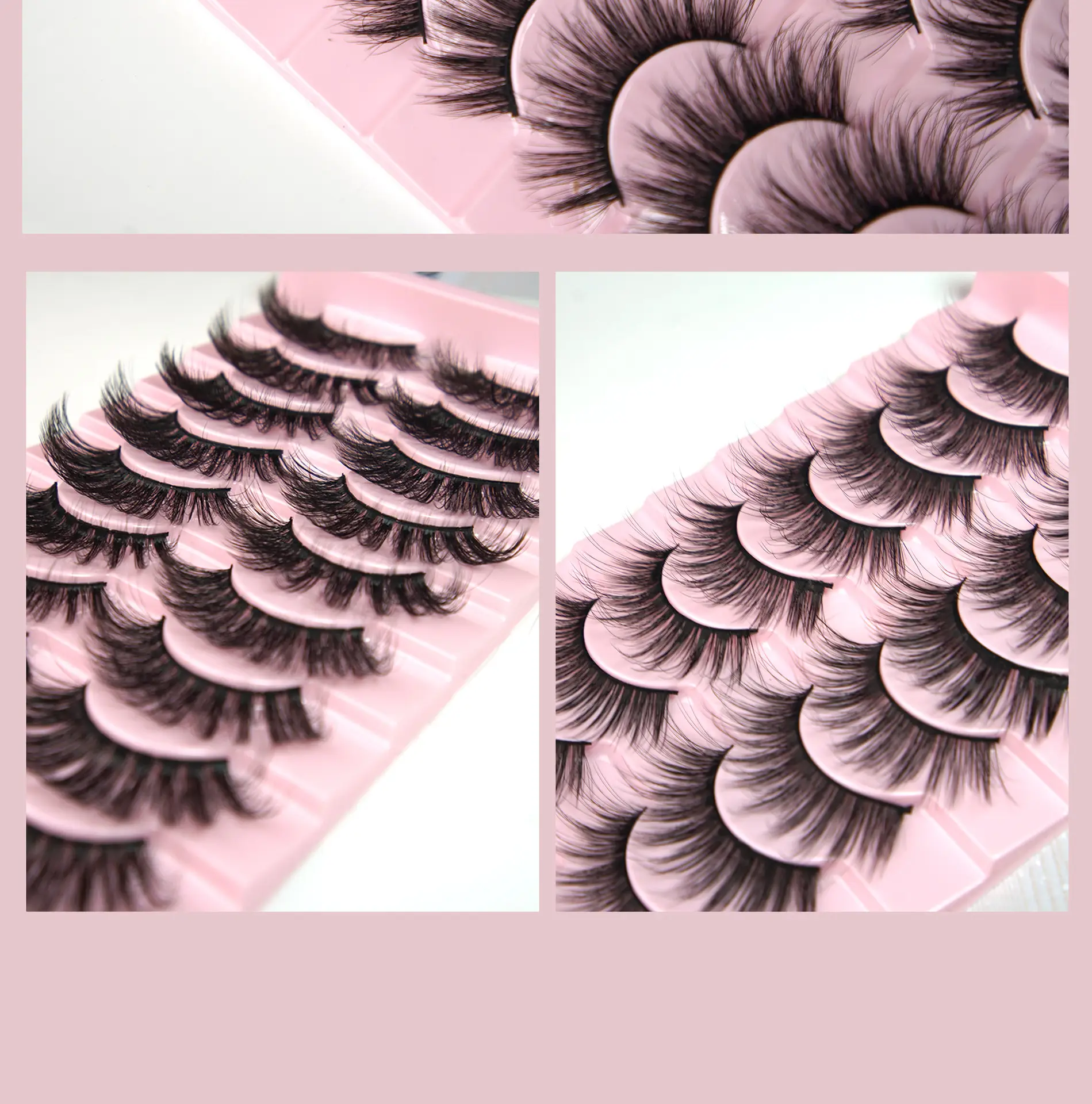 10 Pairs of 5D European and American Style False Eyelashes, Fluffy and Long, Thick Collection — feature 11