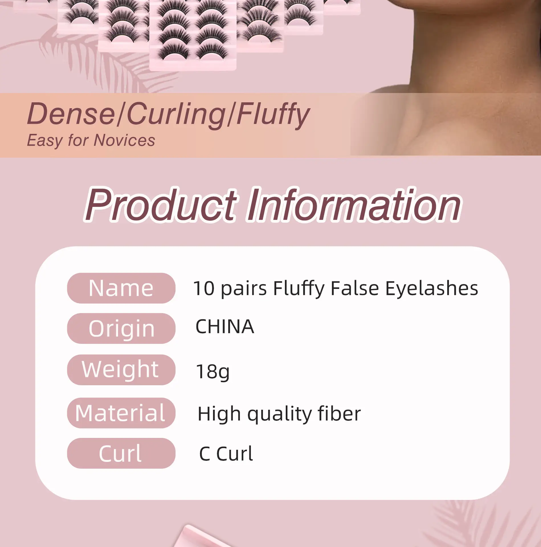 10 Pairs of 5D European and American Style False Eyelashes, Fluffy and Long, Thick Collection — feature 3