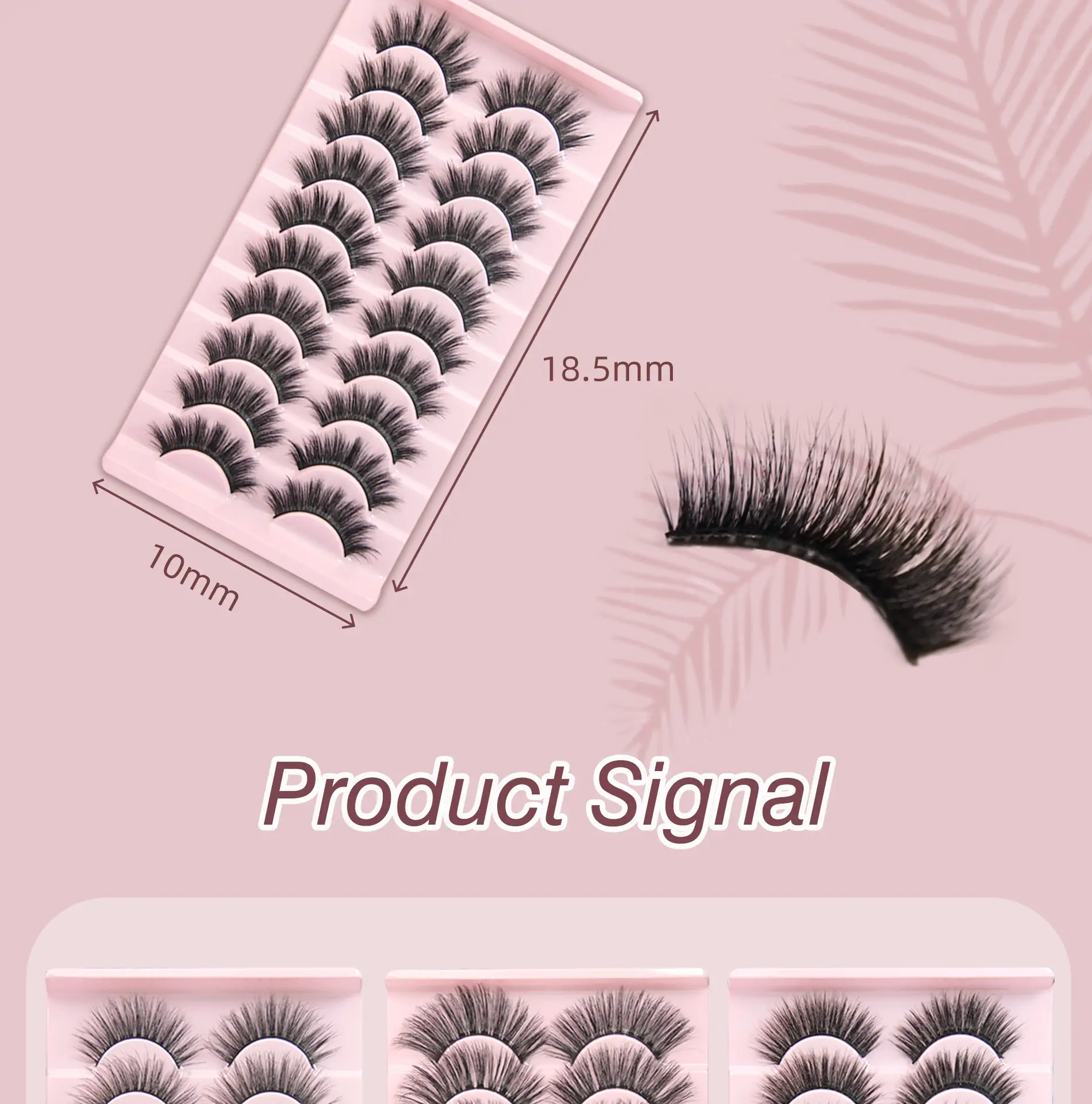 10 Pairs of 5D European and American Style False Eyelashes, Fluffy and Long, Thick Collection — feature 4