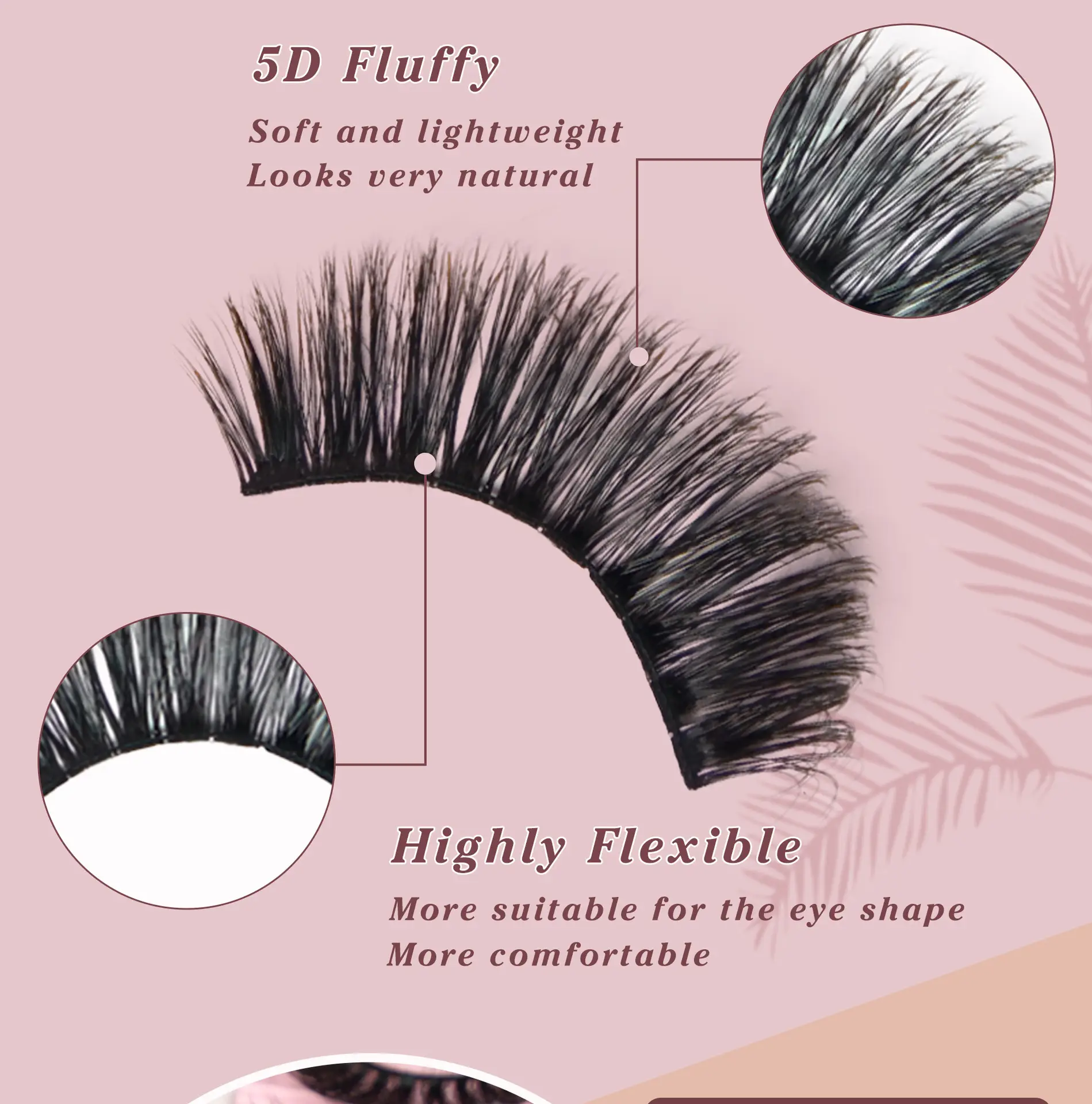 10 Pairs of 5D European and American Style False Eyelashes, Fluffy and Long, Thick Collection — feature 7