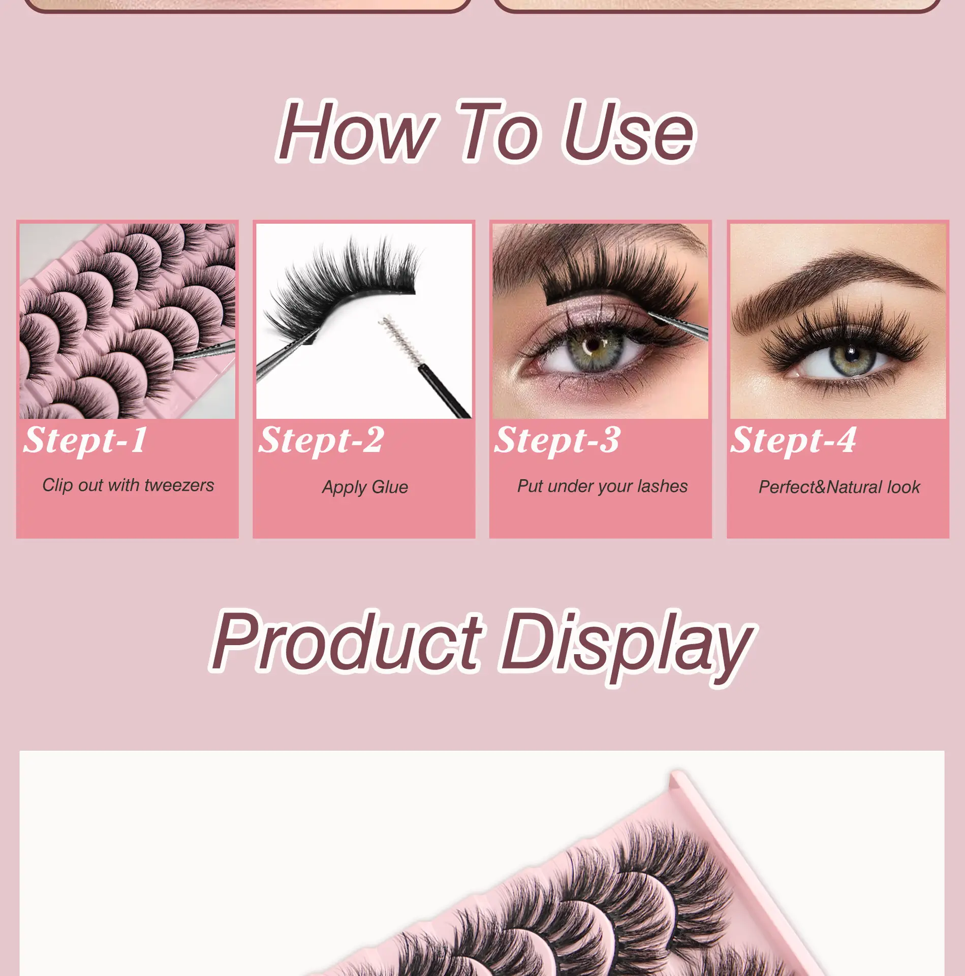 10 Pairs of 5D European and American Style False Eyelashes, Fluffy and Long, Thick Collection — feature 9