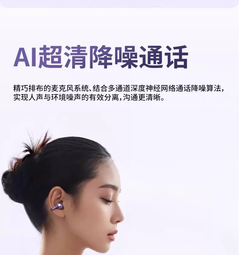 German Berlin Sound Bone Conduction Bluetooth Earphones, Ear Clip Type, New Model, High-End, Open-Style, Ultra-Long Battery Life — feature 29