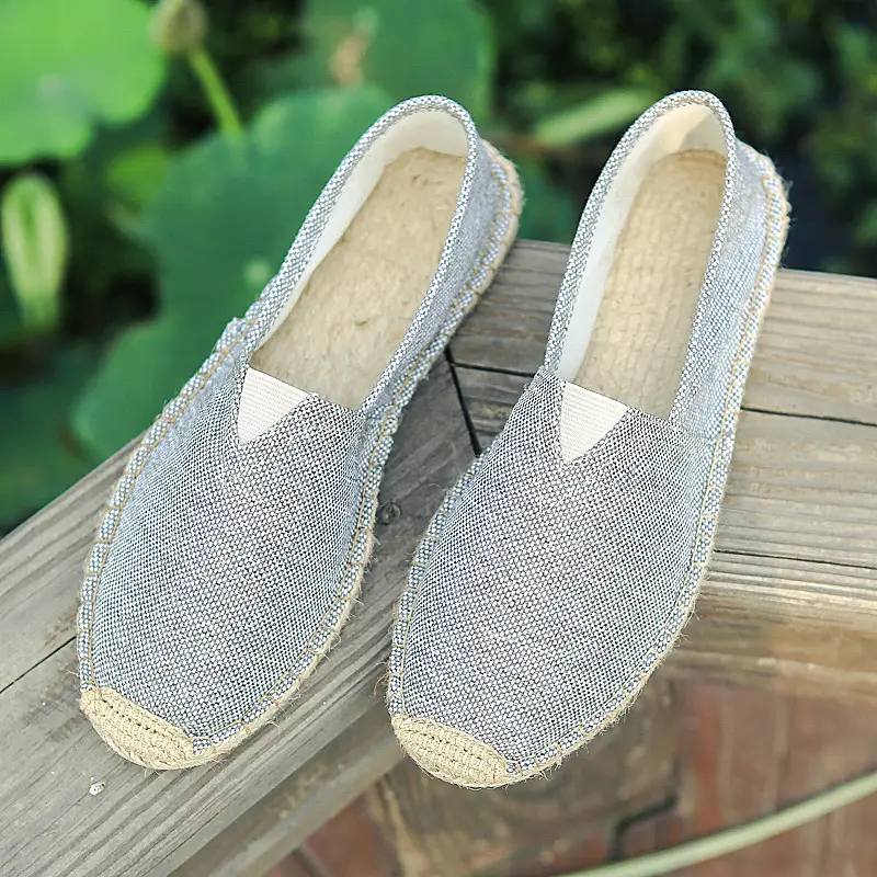 Jinjiang Handmade Cloth Shoes, Cross-Border Popular Hemp-Soled Men's Shoes, Chinese Style Canvas Shoes, Hemp-Soled Cloth Shoes, Couple's Casual Cloth Shoes