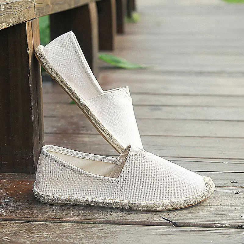 Jinjiang Handmade Cloth Shoes, Cross-Border Popular Hemp-Soled Men's Shoes, Chinese Style Canvas Shoes, Hemp-Soled Cloth Shoes, Couple's Casual Cloth Shoes