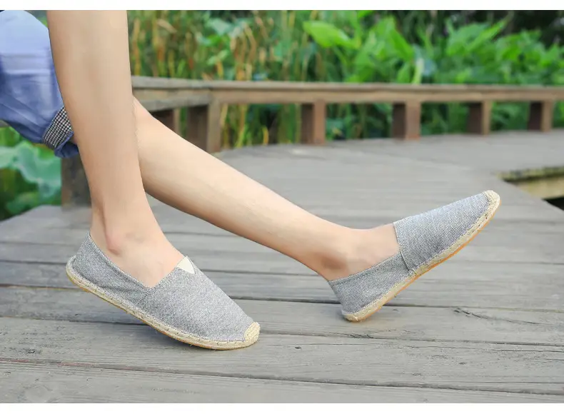 Jinjiang Handmade Cloth Shoes, Cross-Border Popular Hemp-Soled Men's Shoes, Chinese Style Canvas Shoes, Hemp-Soled Cloth Shoes, Couple's Casual Cloth Shoes — feature 24