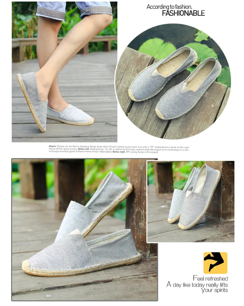 Jinjiang Handmade Cloth Shoes, Cross-Border Popular Hemp-Soled Men's Shoes, Chinese Style Canvas Shoes, Hemp-Soled Cloth Shoes, Couple's Casual Cloth Shoes — feature 26