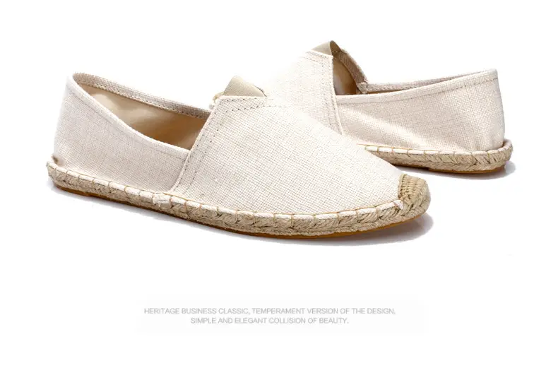 Jinjiang Handmade Cloth Shoes, Cross-Border Popular Hemp-Soled Men's Shoes, Chinese Style Canvas Shoes, Hemp-Soled Cloth Shoes, Couple's Casual Cloth Shoes — feature 34