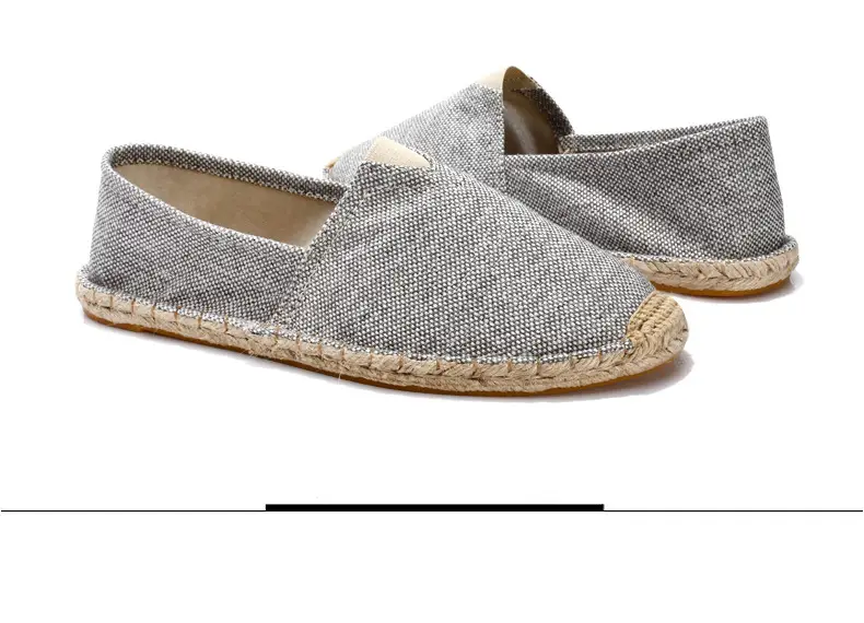 Jinjiang Handmade Cloth Shoes, Cross-Border Popular Hemp-Soled Men's Shoes, Chinese Style Canvas Shoes, Hemp-Soled Cloth Shoes, Couple's Casual Cloth Shoes — feature 38