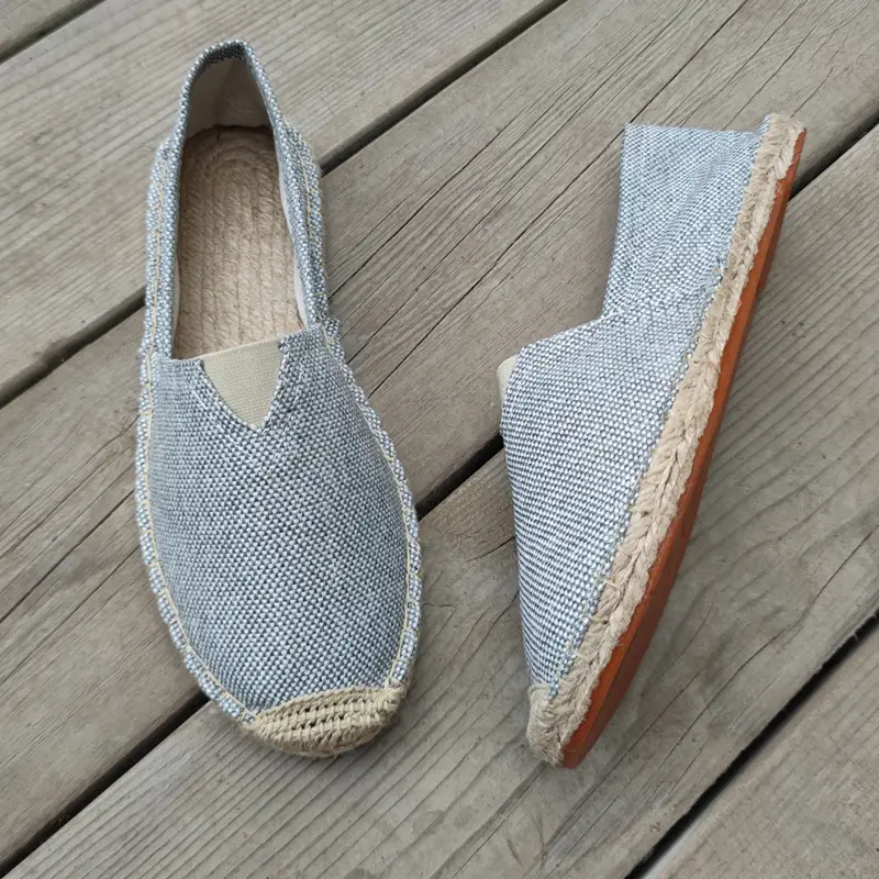 Jinjiang Handmade Cloth Shoes, Cross-Border Popular Hemp-Soled Men's Shoes, Chinese Style Canvas Shoes, Hemp-Soled Cloth Shoes, Couple's Casual Cloth Shoes