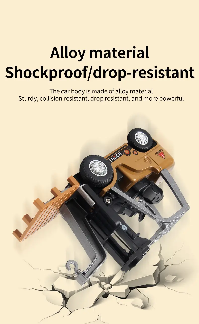 Cross-Border New Product: Simulated Mini Remote Control Crane, Adjustable Speed and Lift Height, Remote Control Forklift Engineering Vehicle — feature 18
