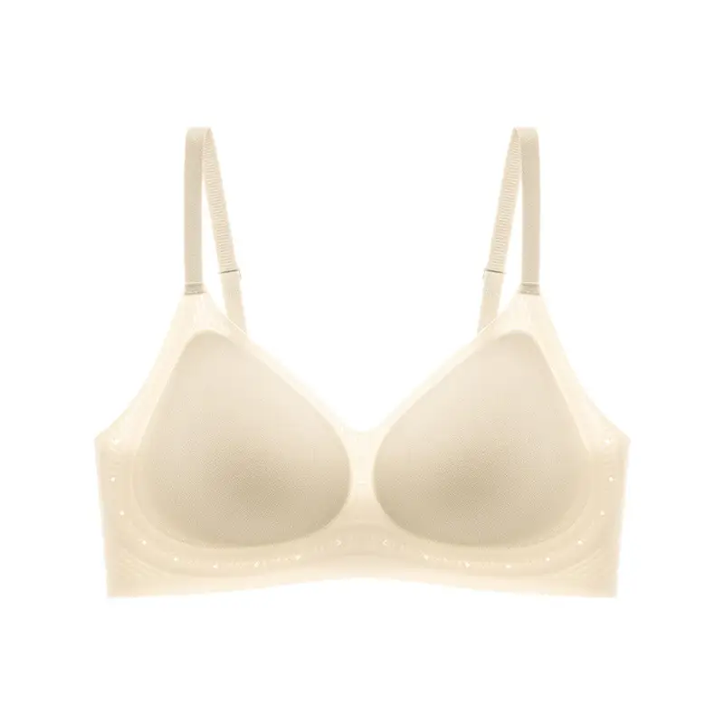 Lightweight Liquid Foundation Breathable Bra, Breathable and Comfortable, No Underwire, Gathers Side Breasts, Prevents Sagging, Seamless Underwear for Women