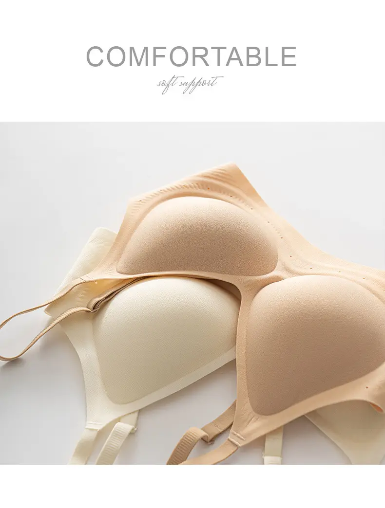 Lightweight Liquid Foundation Breathable Bra, Breathable and Comfortable, No Underwire, Gathers Side Breasts, Prevents Sagging, Seamless Underwear for Women — feature 23