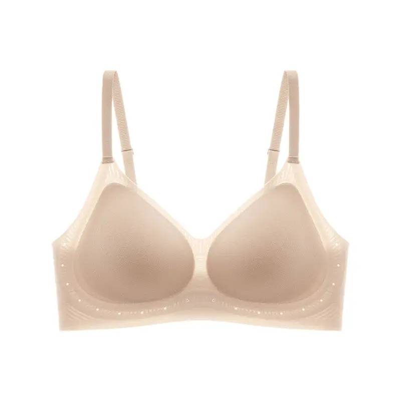 Lightweight Liquid Foundation Breathable Bra, Breathable and Comfortable, No Underwire, Gathers Side Breasts, Prevents Sagging, Seamless Underwear for Women