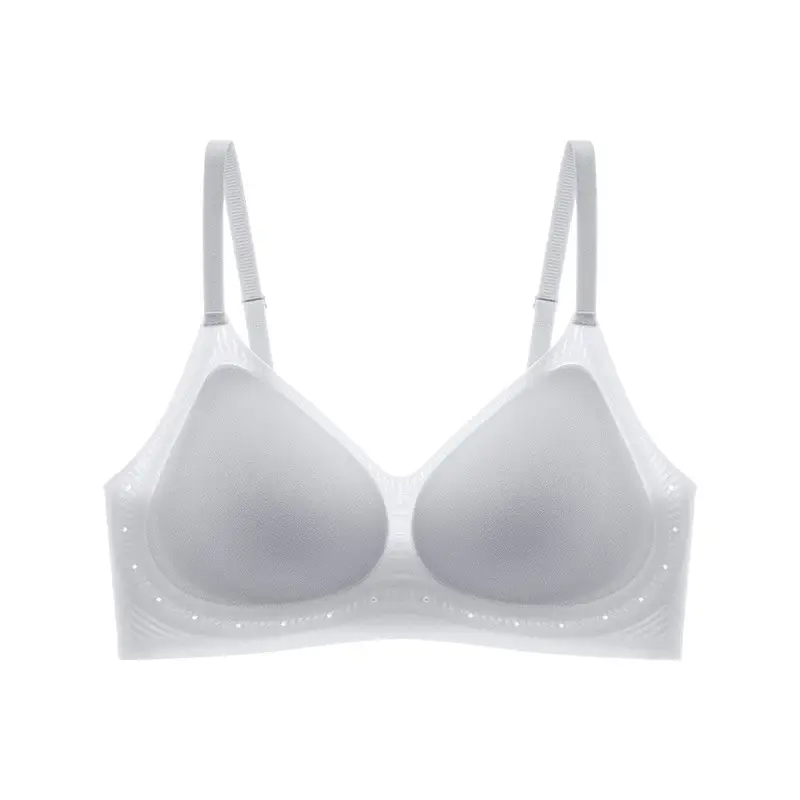 Lightweight Liquid Foundation Breathable Bra, Breathable and Comfortable, No Underwire, Gathers Side Breasts, Prevents Sagging, Seamless Underwear for Women