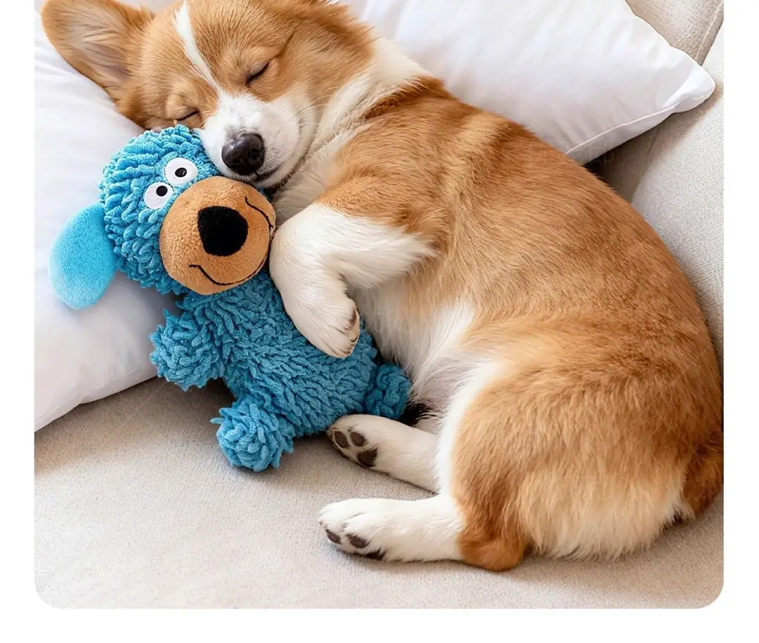 Dog Toy That Makes Noise, Is Durable and Bite-Resistant, Energy-Consuming, Makes Peculiar Sounds, Mop-Shaped, for Small and Medium-Sized Dogs, Teeth Cleaning, Boredom Relief Dog Toy — feature 11