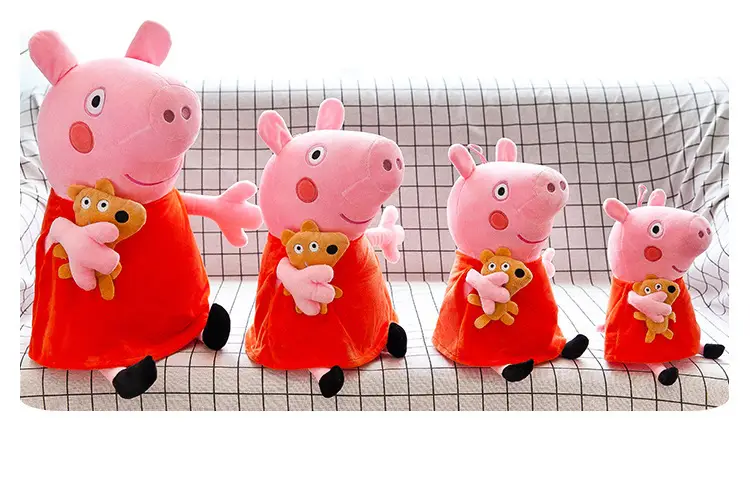 Cross-Border Peppa Pig Doll George Family of Four Plush Toys Children's Stuffed Toys Pillow Gifts Foreign Trade Wholesale — feature 10