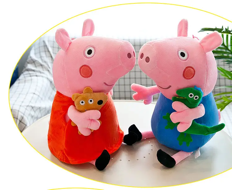 Cross-Border Peppa Pig Doll George Family of Four Plush Toys Children's Stuffed Toys Pillow Gifts Foreign Trade Wholesale — feature 12