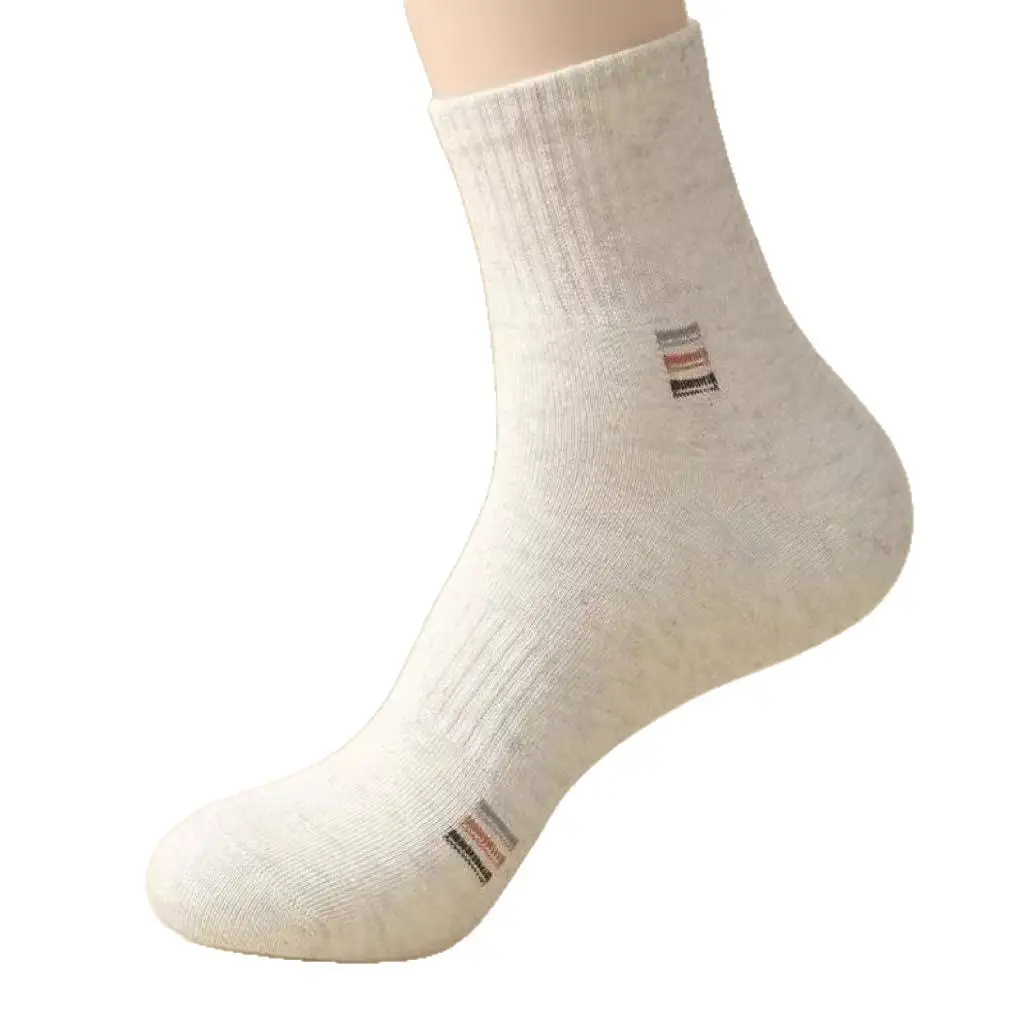 100% Pure Cotton Socks for Men, Winter Thickened, Moisture-Wicking, Odor-Resistant, Breathable Mid-Tube Cotton Socks, Casual Sports Socks from Zhuji Socks Industry - Image 11