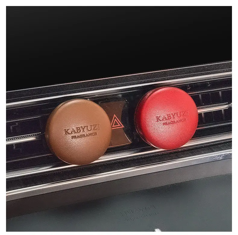 Car-Mounted Lambskin Fragrance Diffuser 2026 New Model Air Vent Aroma Diffuser High-End Luxury Ornament with Long-Lasting Fragrance for Car Use — feature 30