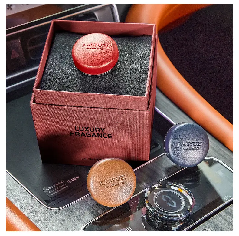 Car-Mounted Lambskin Fragrance Diffuser 2026 New Model Air Vent Aroma Diffuser High-End Luxury Ornament with Long-Lasting Fragrance for Car Use — feature 33